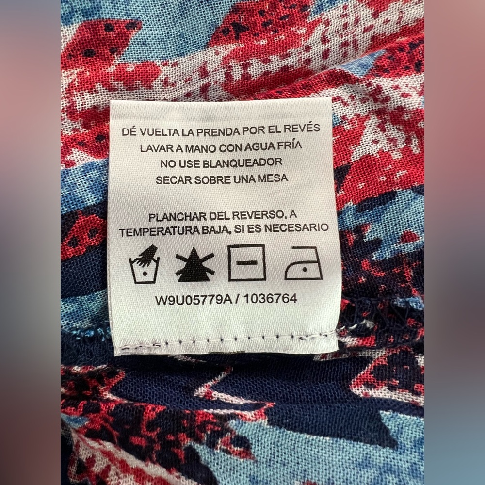 🆕 💙❤️🤍 NWOT WALLFLOWER Aztec Design Spaghetti Strap Dress | Women’s Sz M - Picture 10 of 10